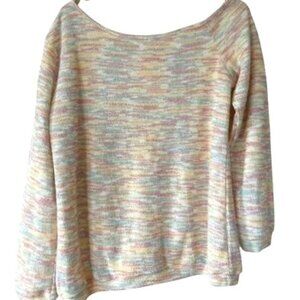 Fuzzy Rainbow Sweater